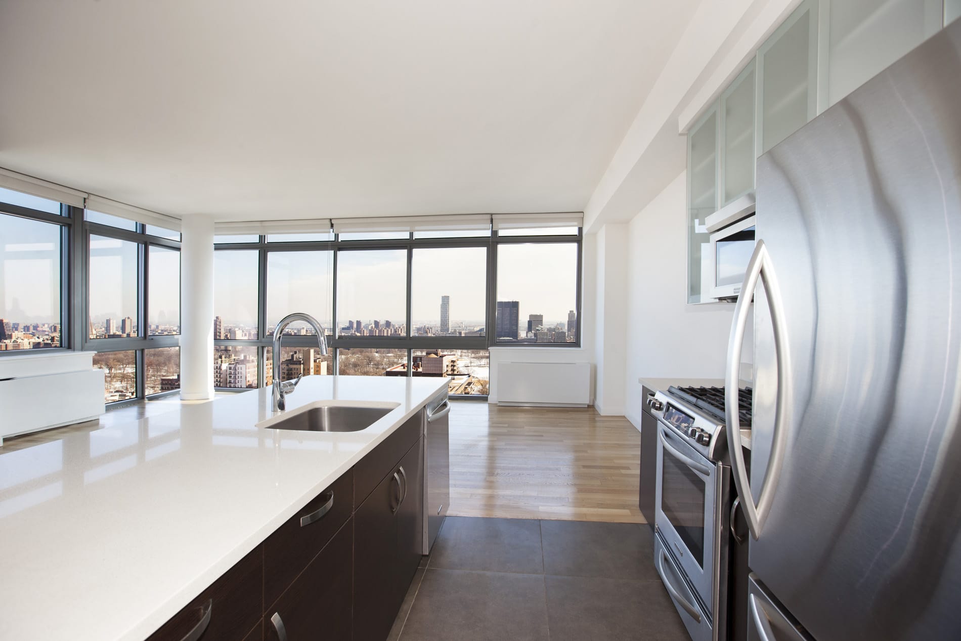 Columbus Square Kitchen with Views
