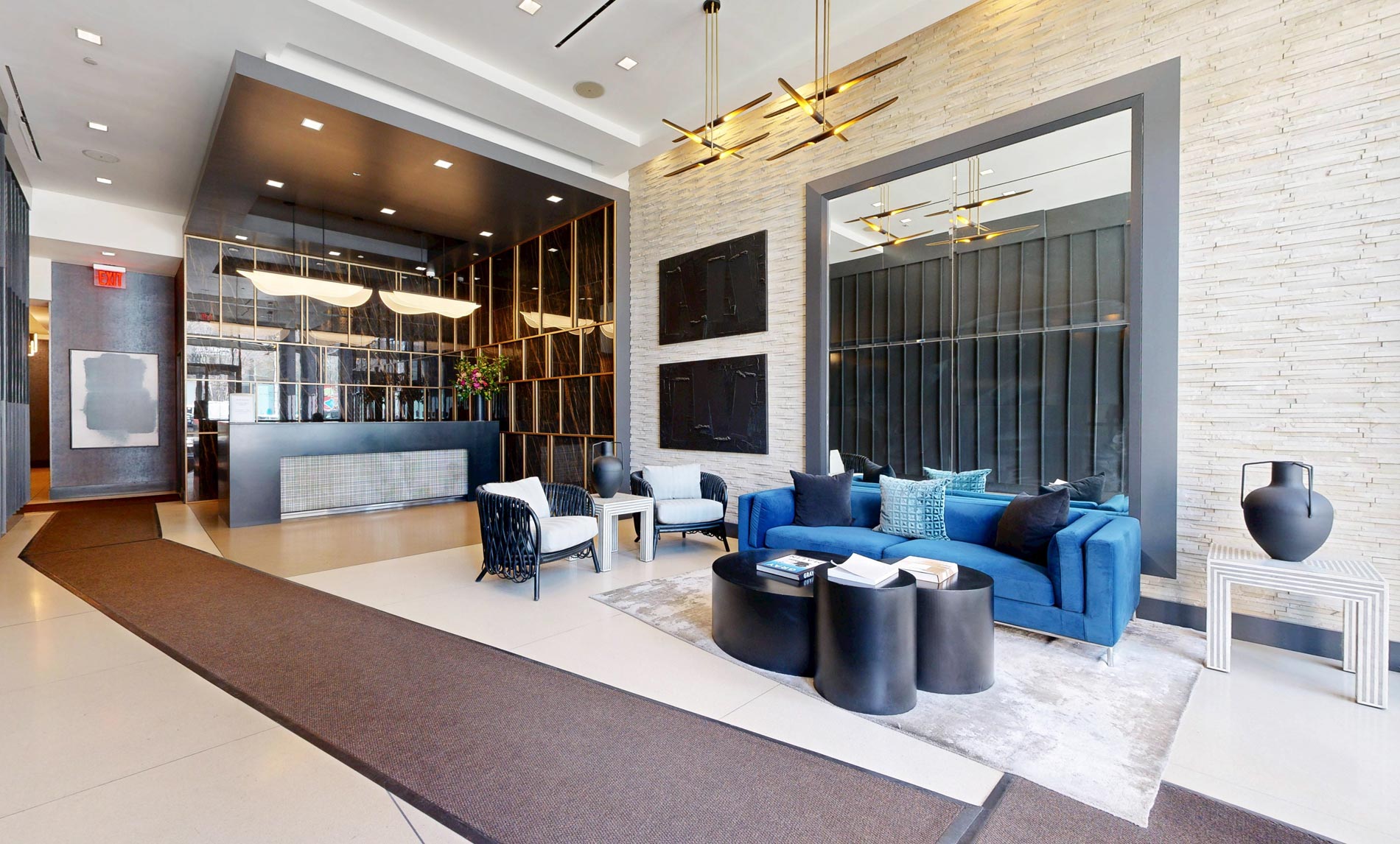 Columbus Square 805 building lobby