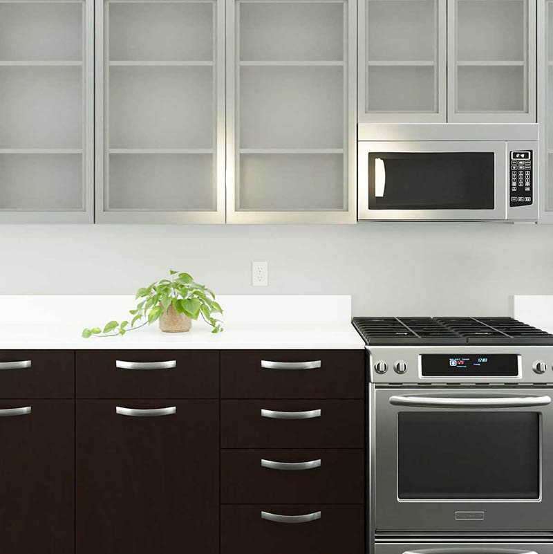 Finish Package Glass Espresso on White Columbus Square