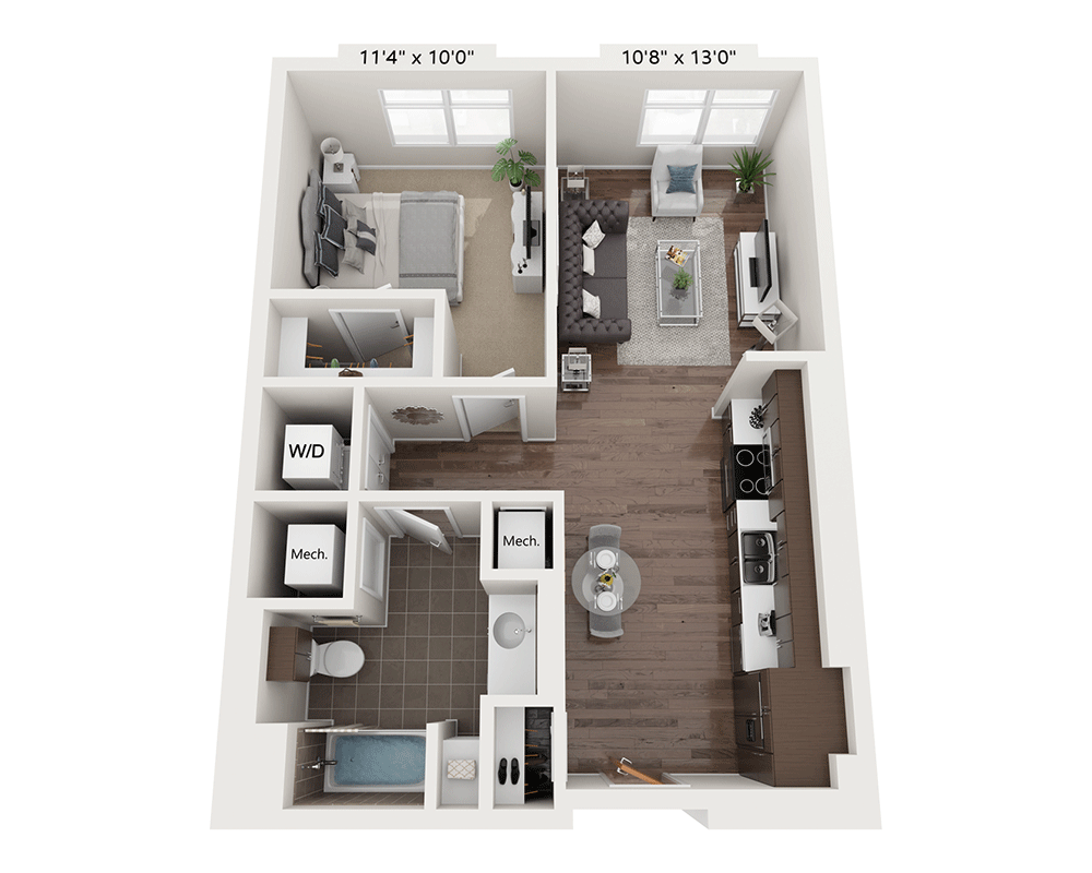 One Bedroom A1B