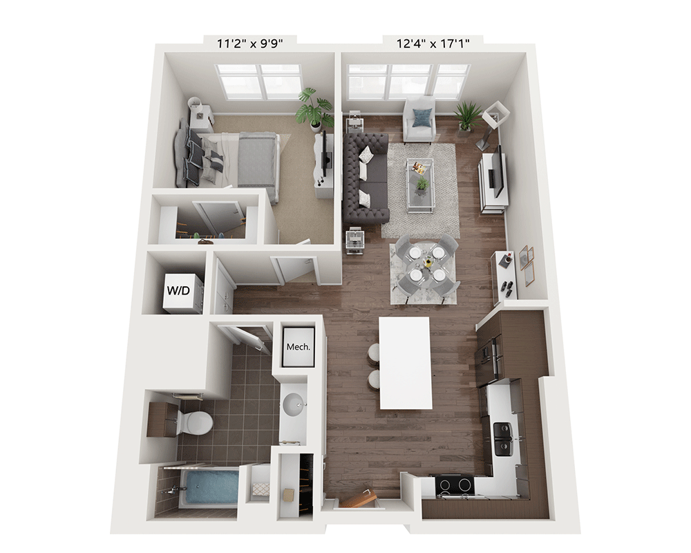 One Bedroom A1C
