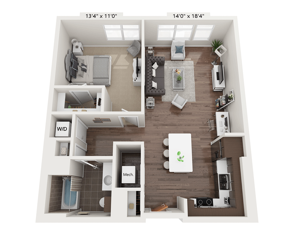 One Bedroom A1H