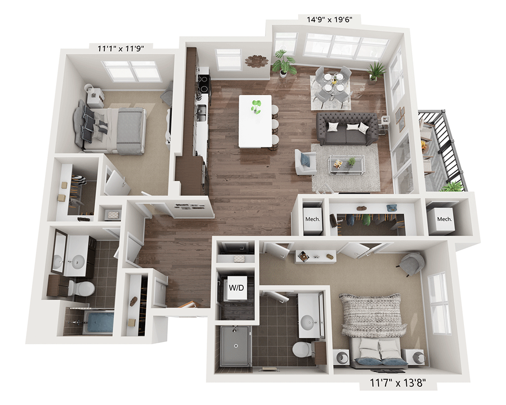 Two Bedroom B2C
