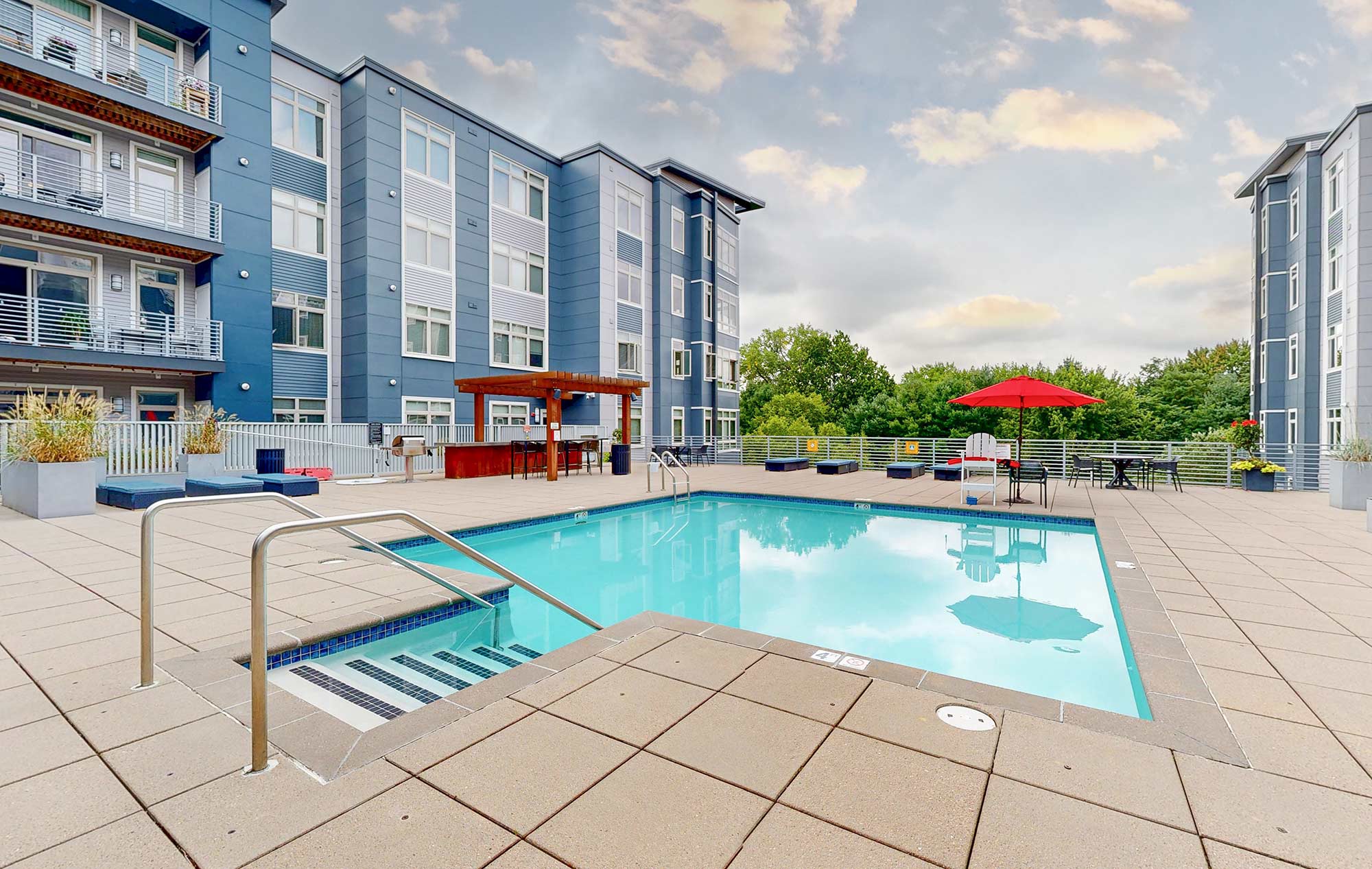Currents on the Charles heated pool with sundeck