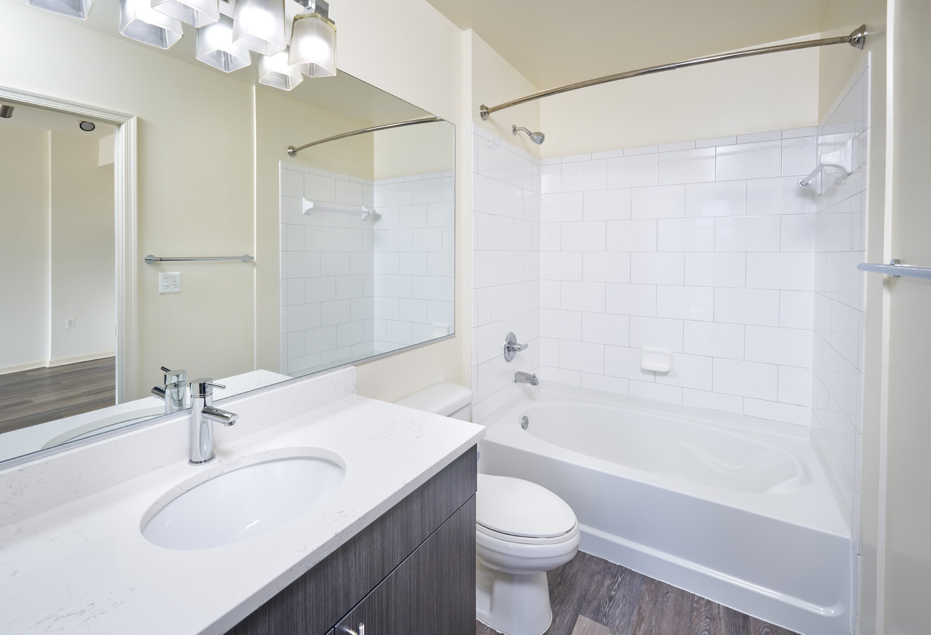 Delancey at Shirlington Village Apartments Bathroom