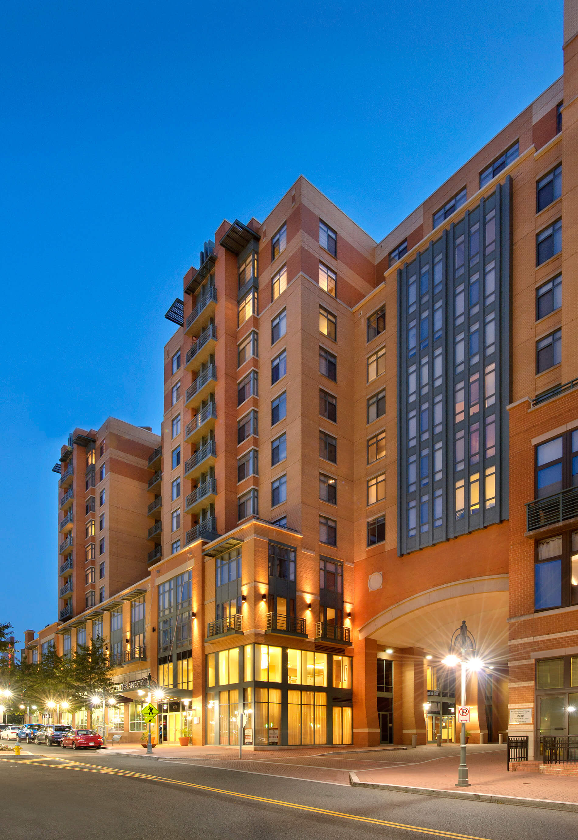 Delancey at Shirlington Village building exterior