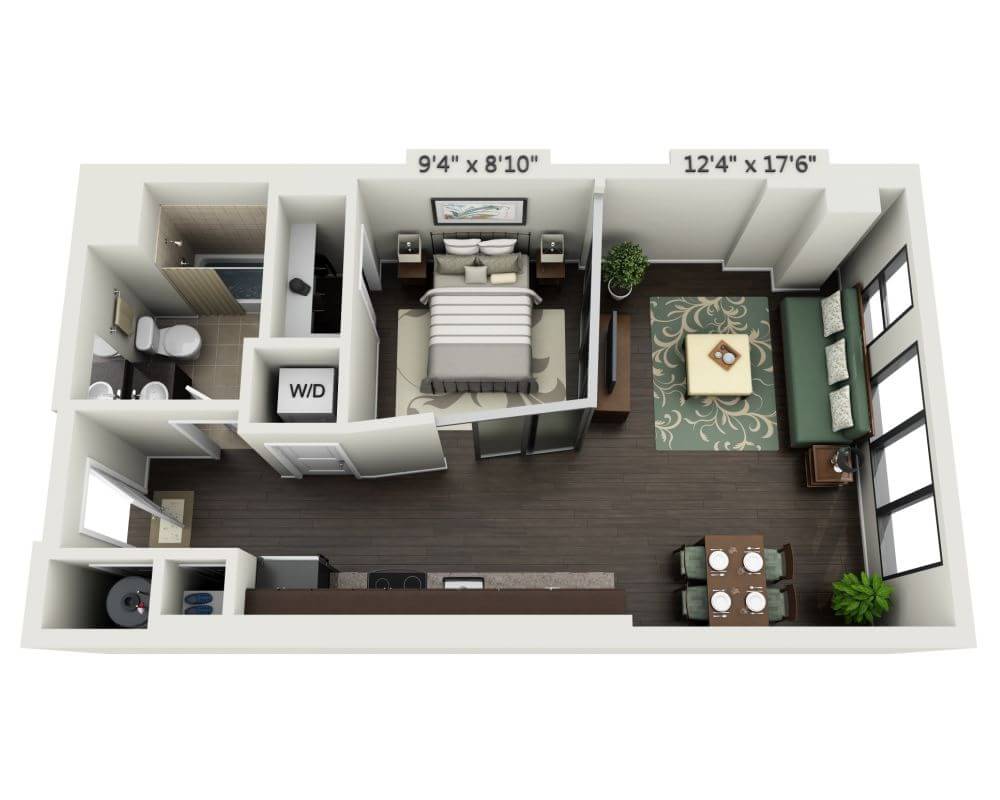 Floor Plans And Pricing For Delray Tower Apartments Alexandria