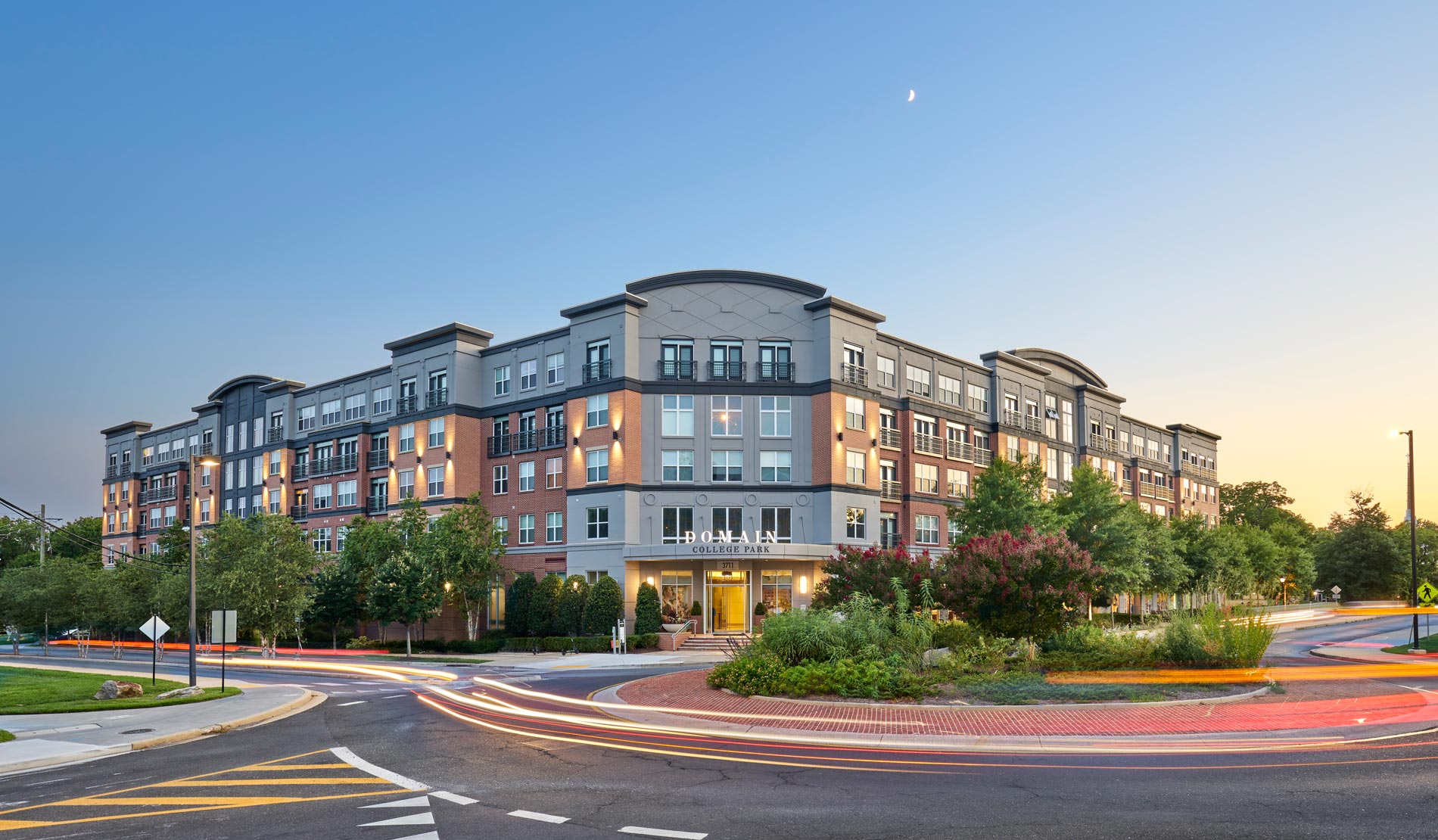 Domain College Park Exterior Building