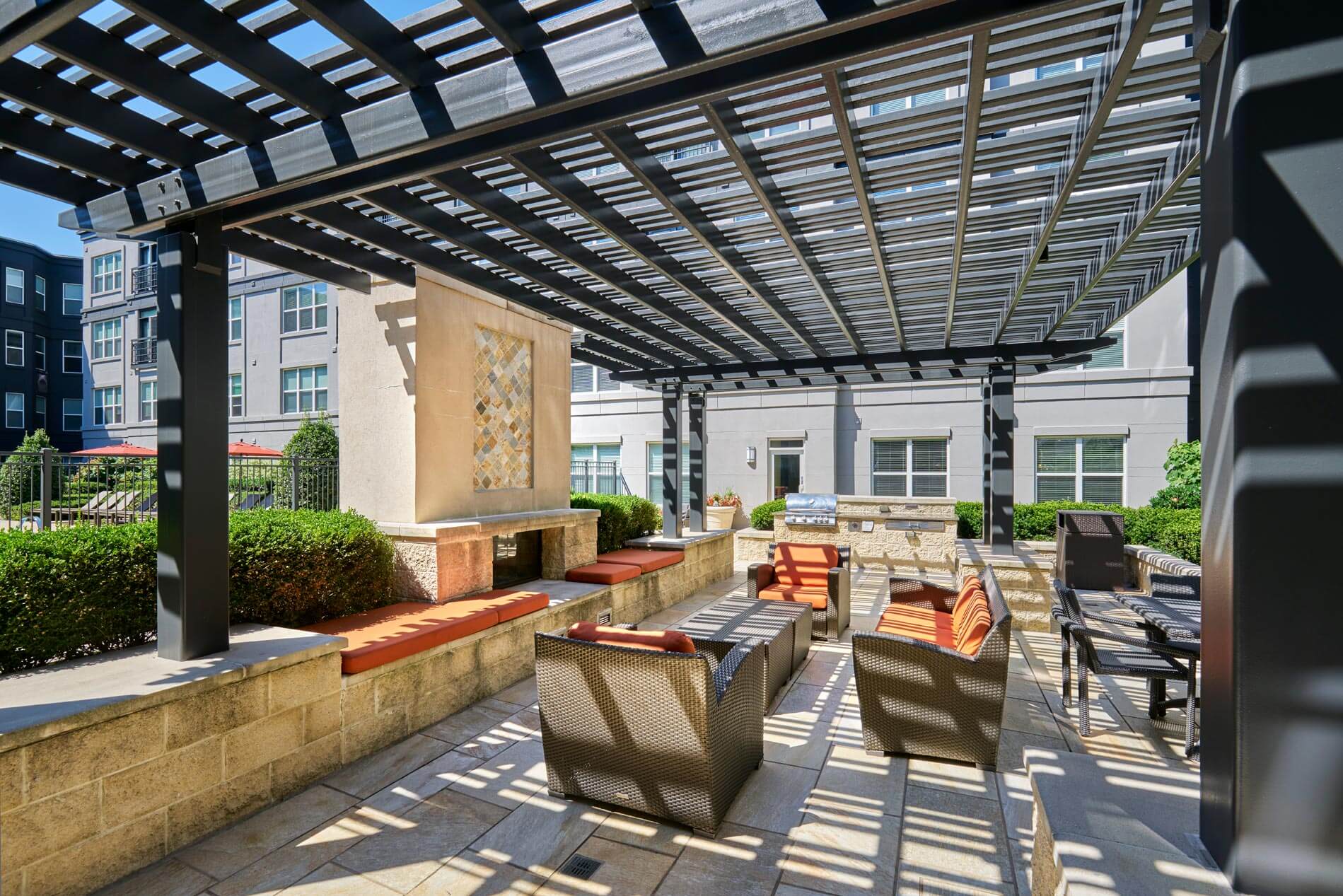 Domain College Park Courtyard area