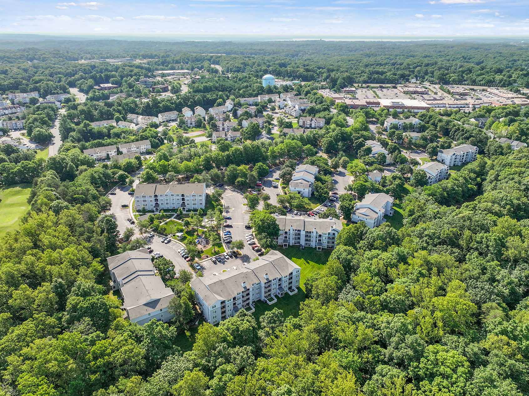Dominion Middle Ridge aerial exterior - Woodbridge, VA
