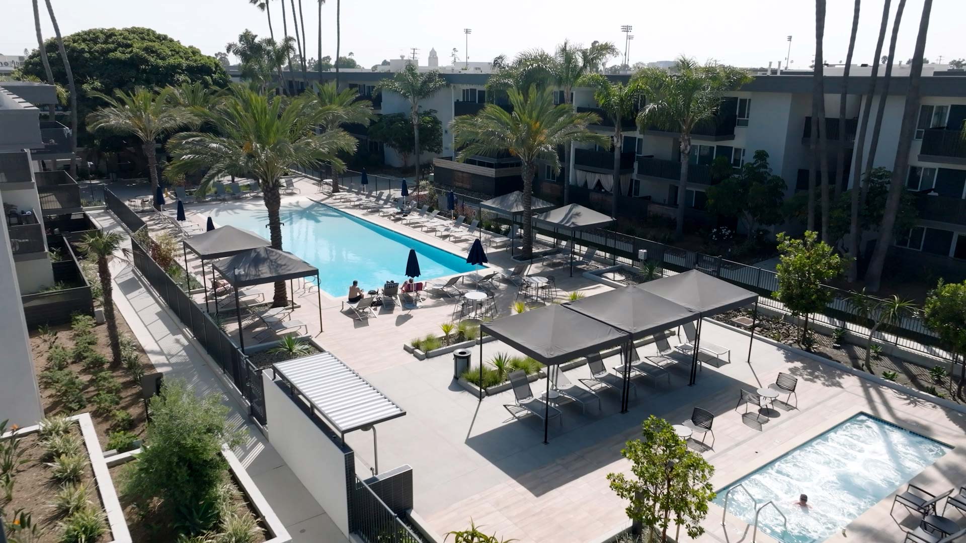 Eight 80 aerial view of pool