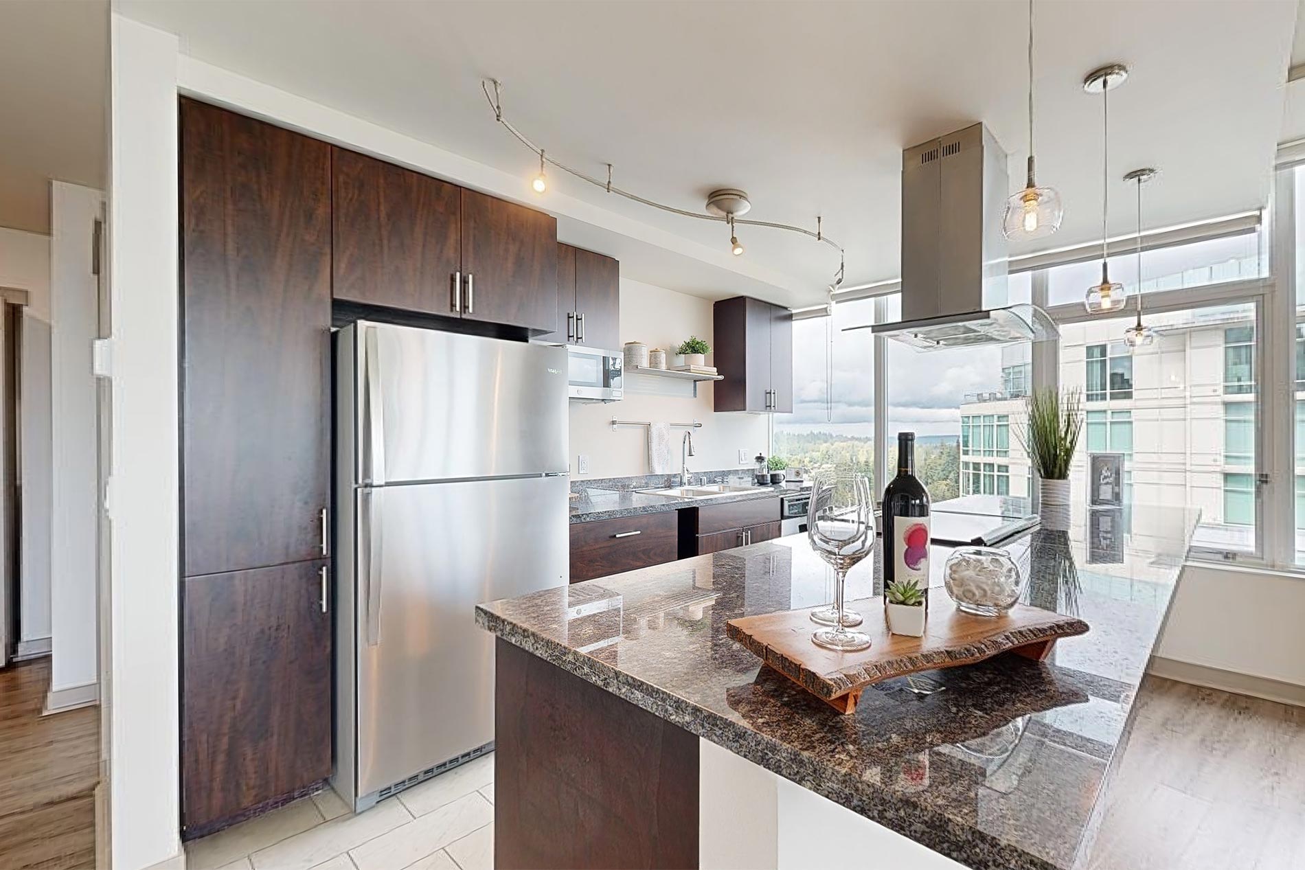 Elements apartment kitchen