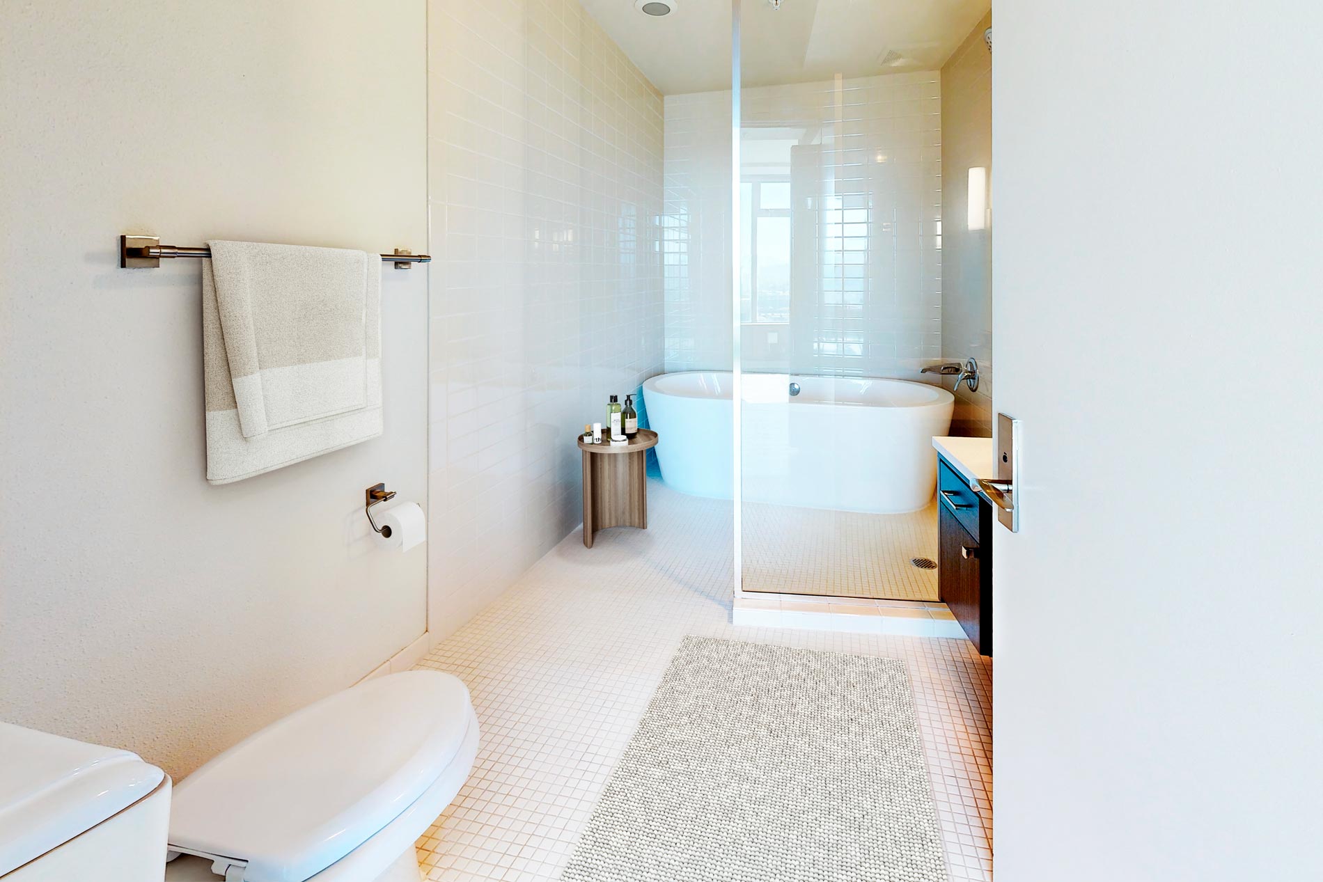 Elements staged bathroom