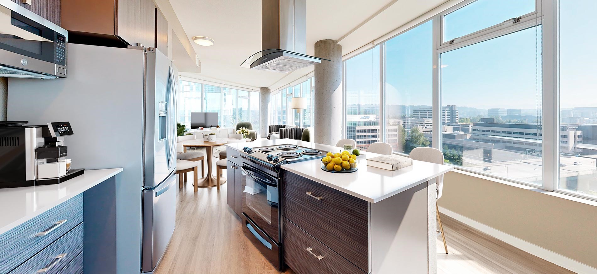 Elements staged kitchen