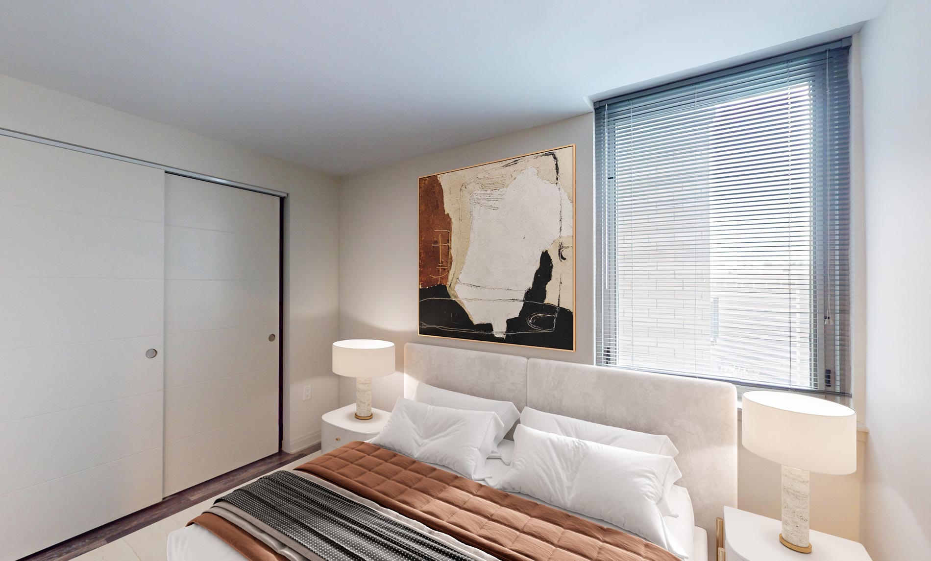 Eleven55 Ripley staged bedroom