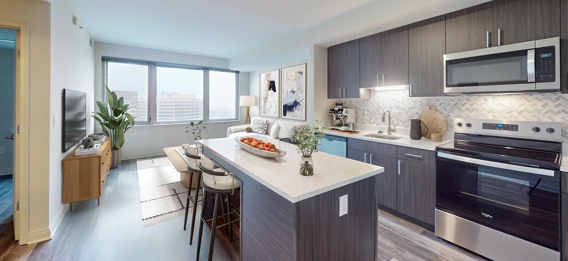 Eleven55 Ripley staged kitchen