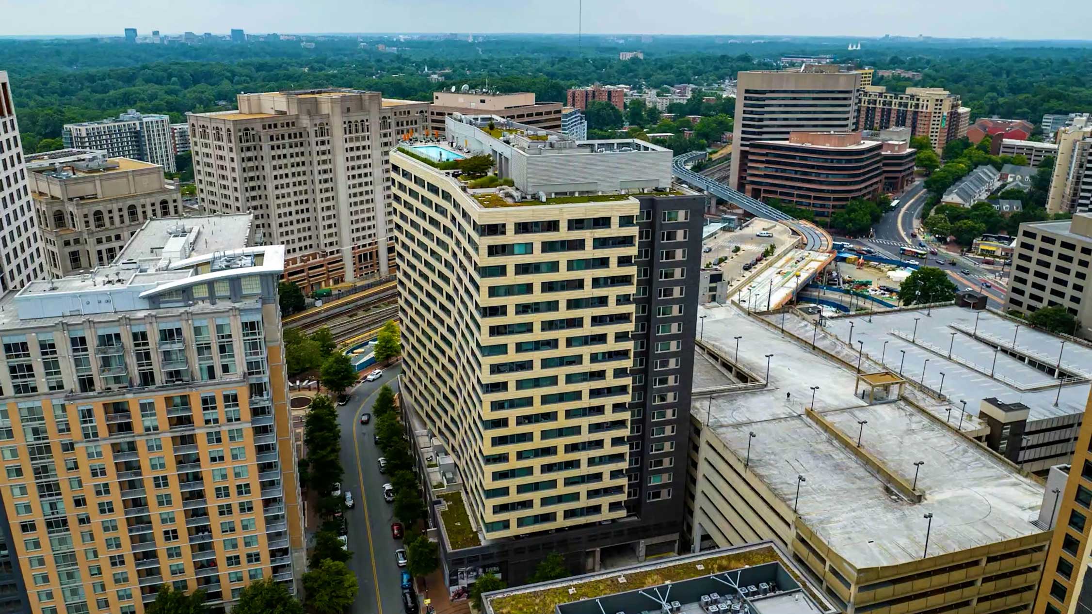 Eleven55 Ripley drone building exterior