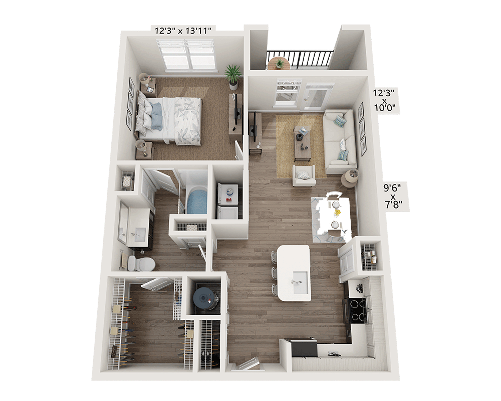 One Bedroom A1C