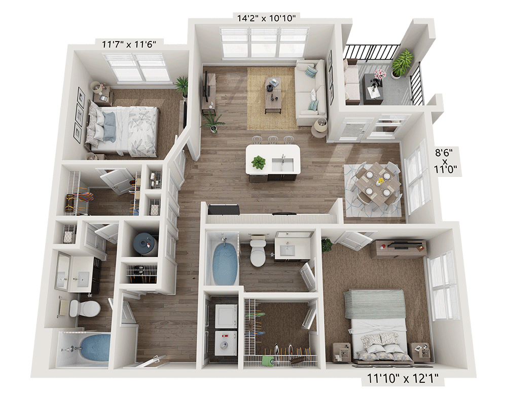 Two Bedroom B2C