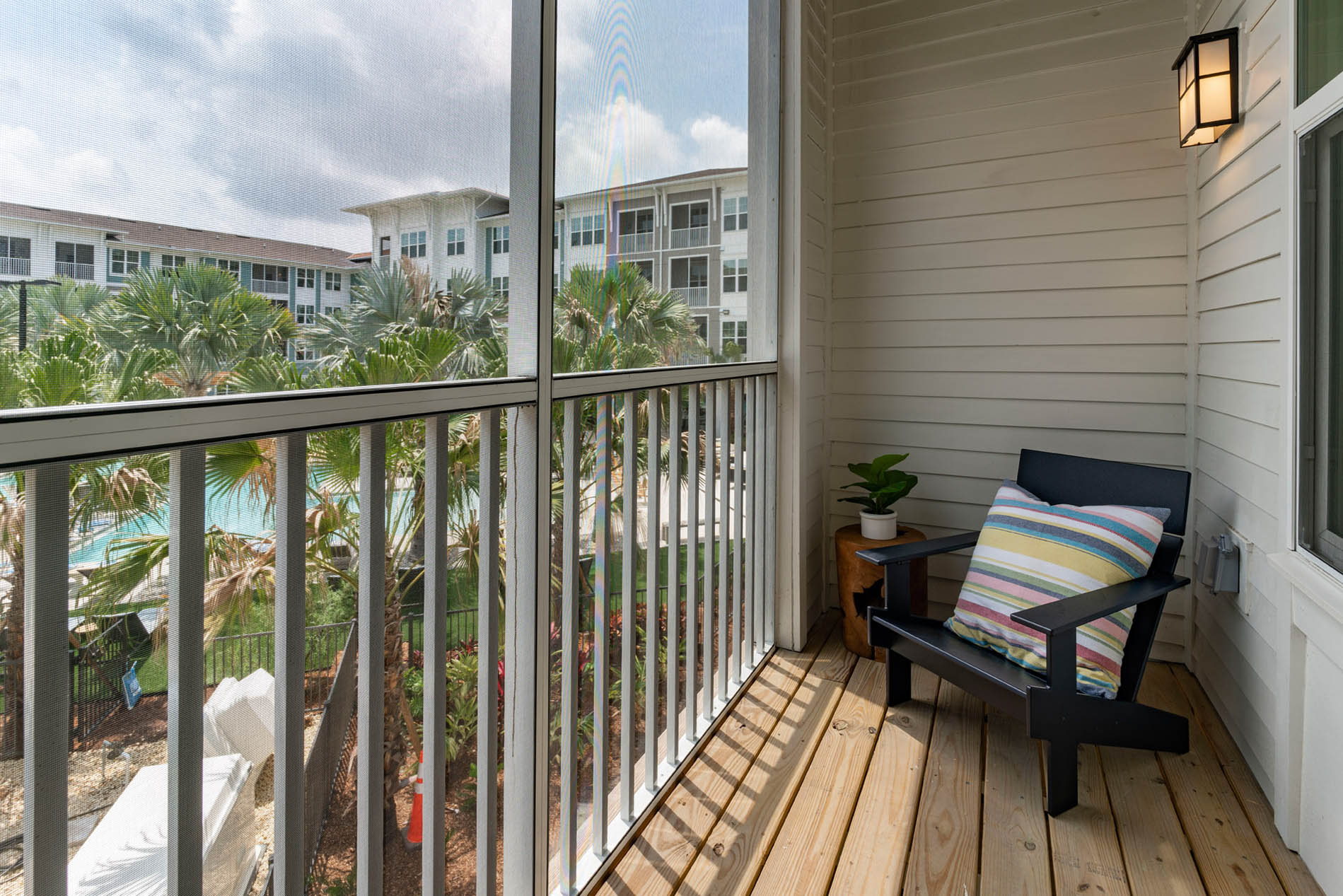 Essex Luxe apartment balcony