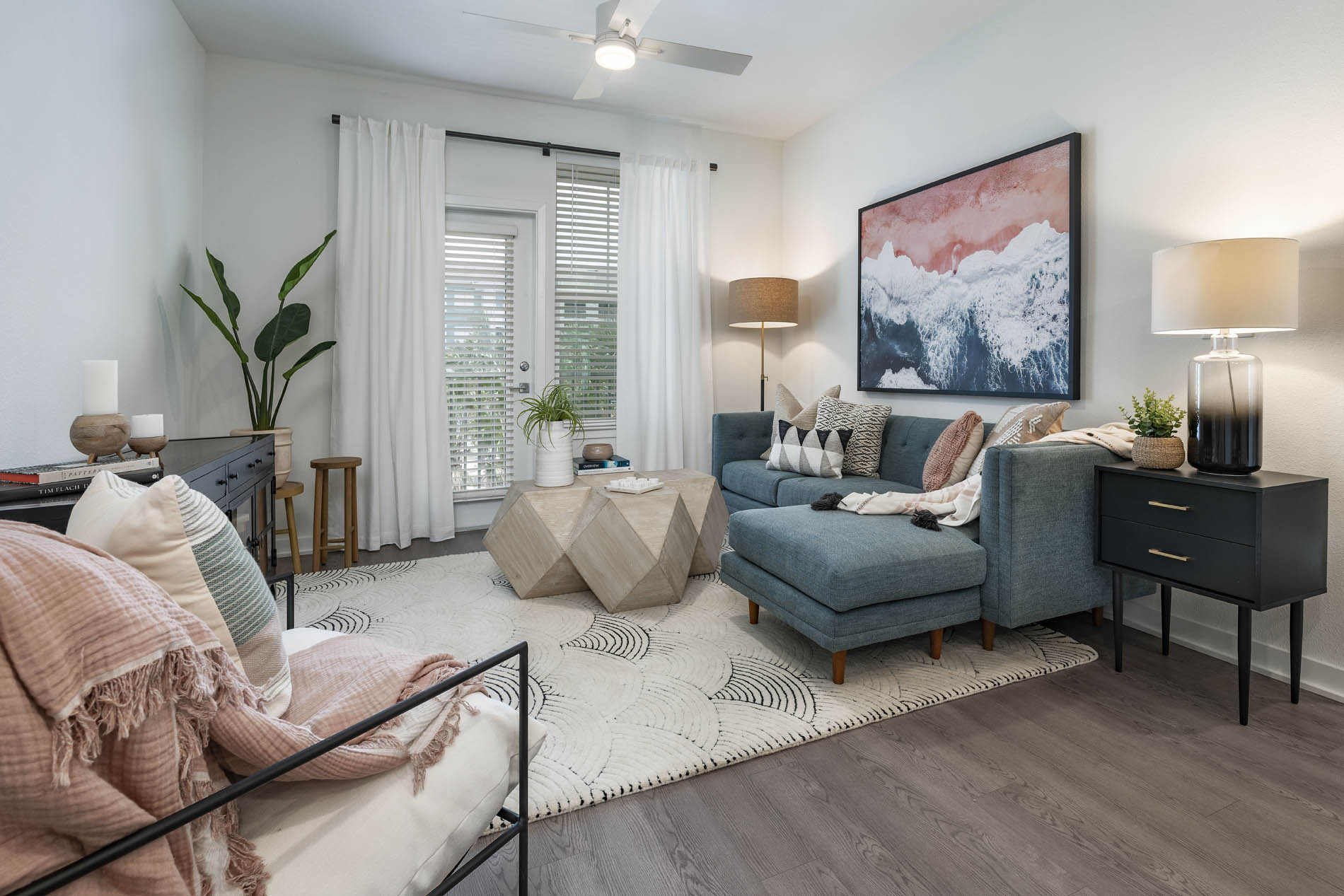 Essex Luxe apartment living room