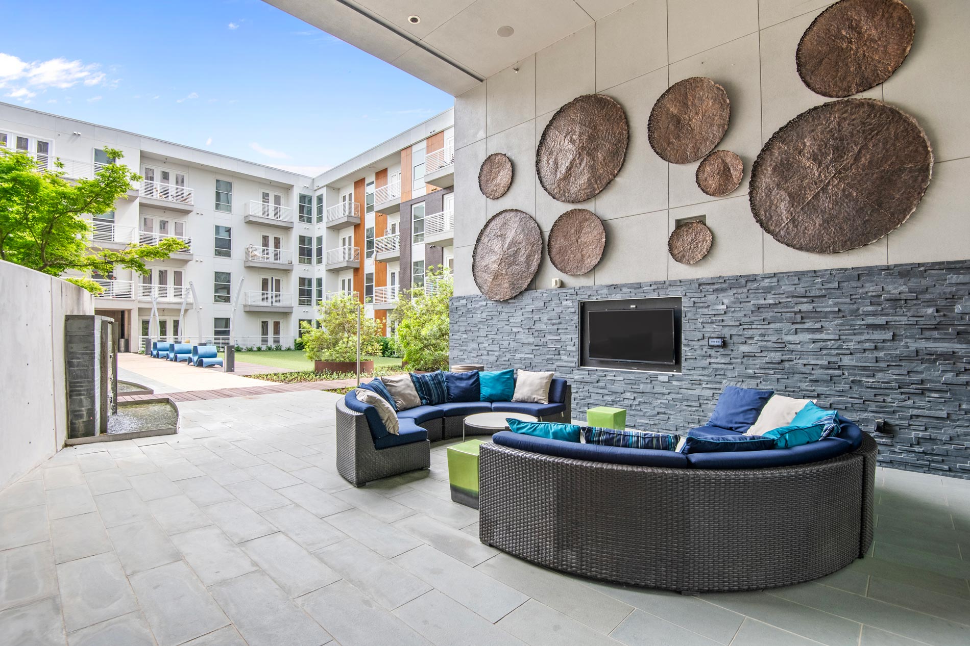 Fiori on Vitruvian Park third floor deck