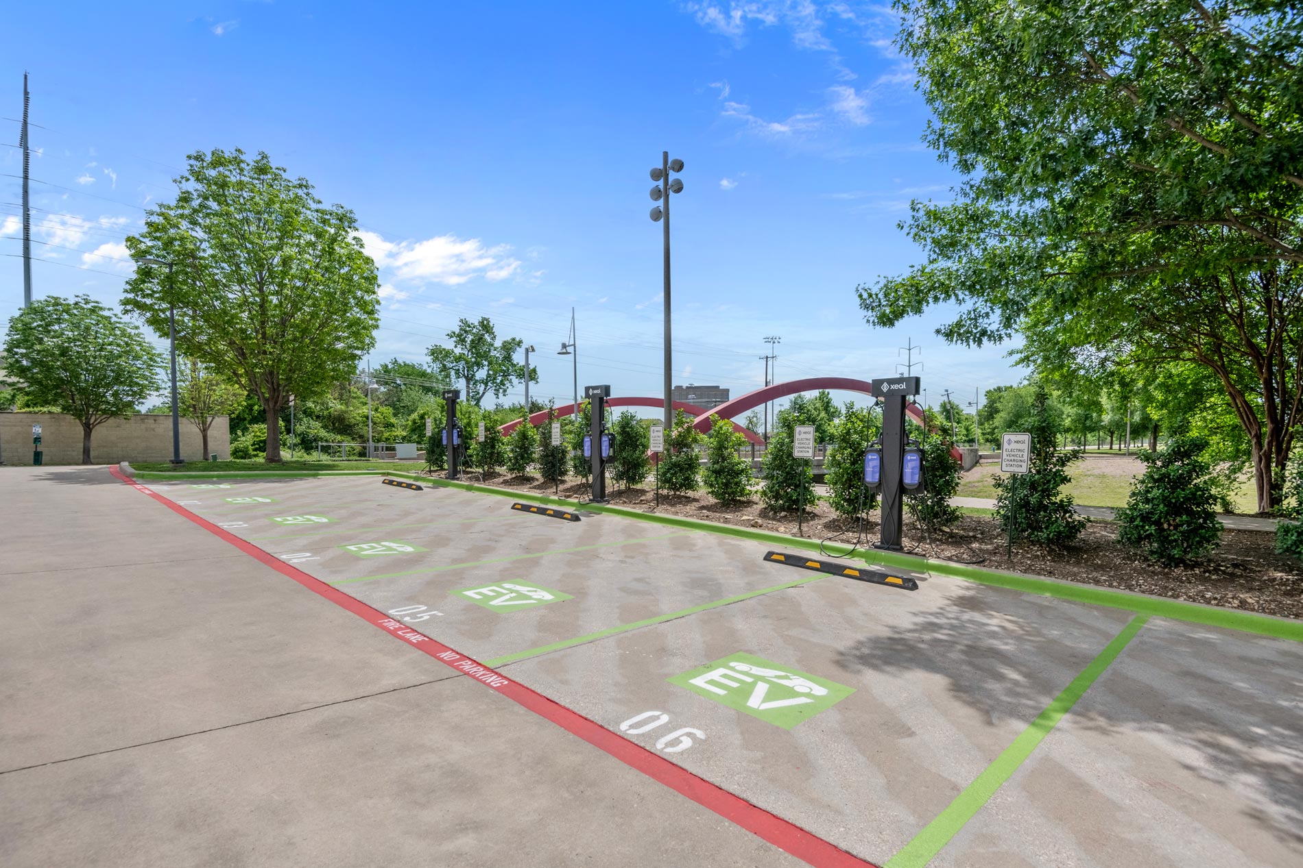 Fiori on Vitruvian Park EV charging station