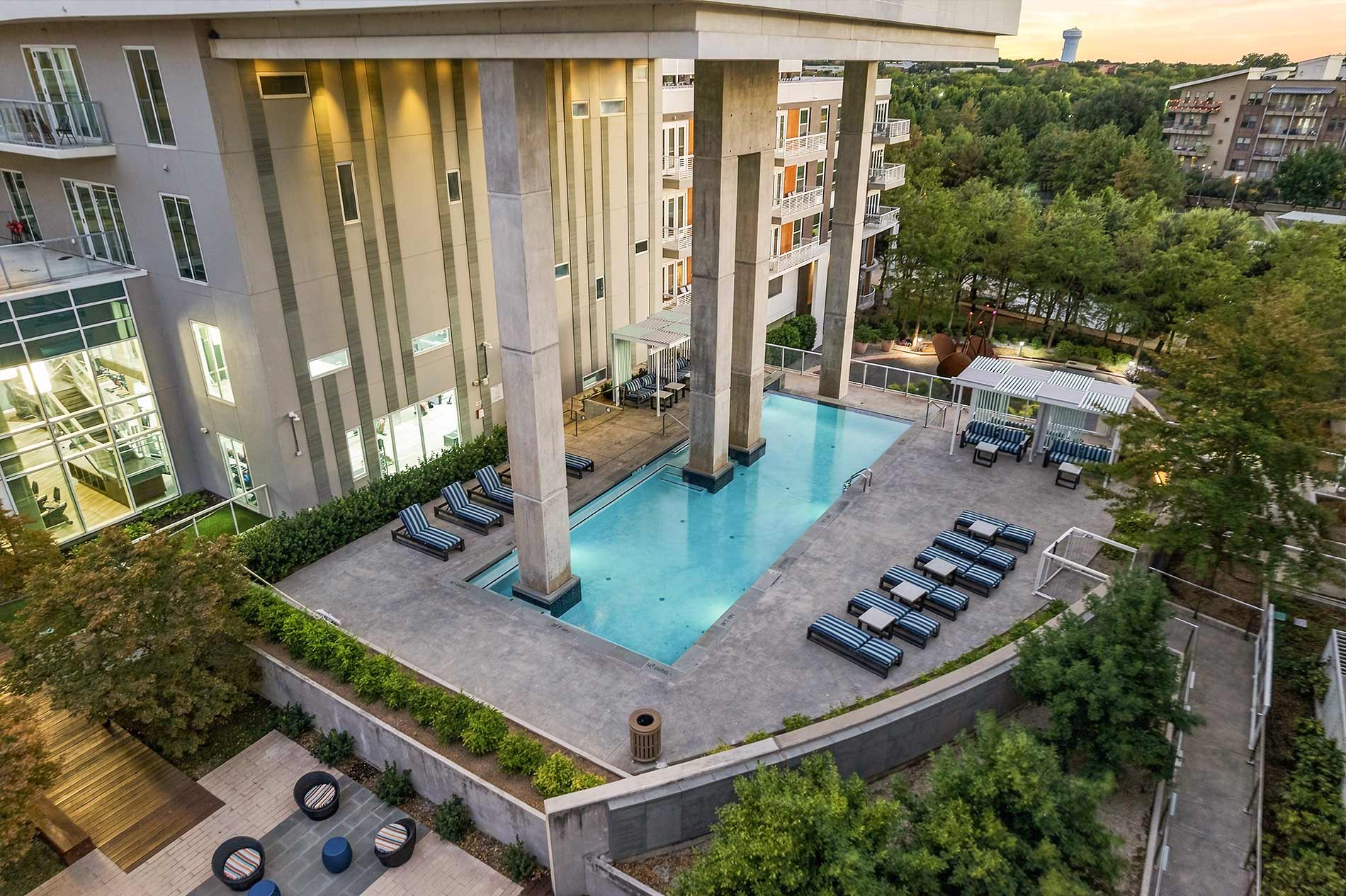 Fiori on Vitruvian Park Aqua Terrace pool