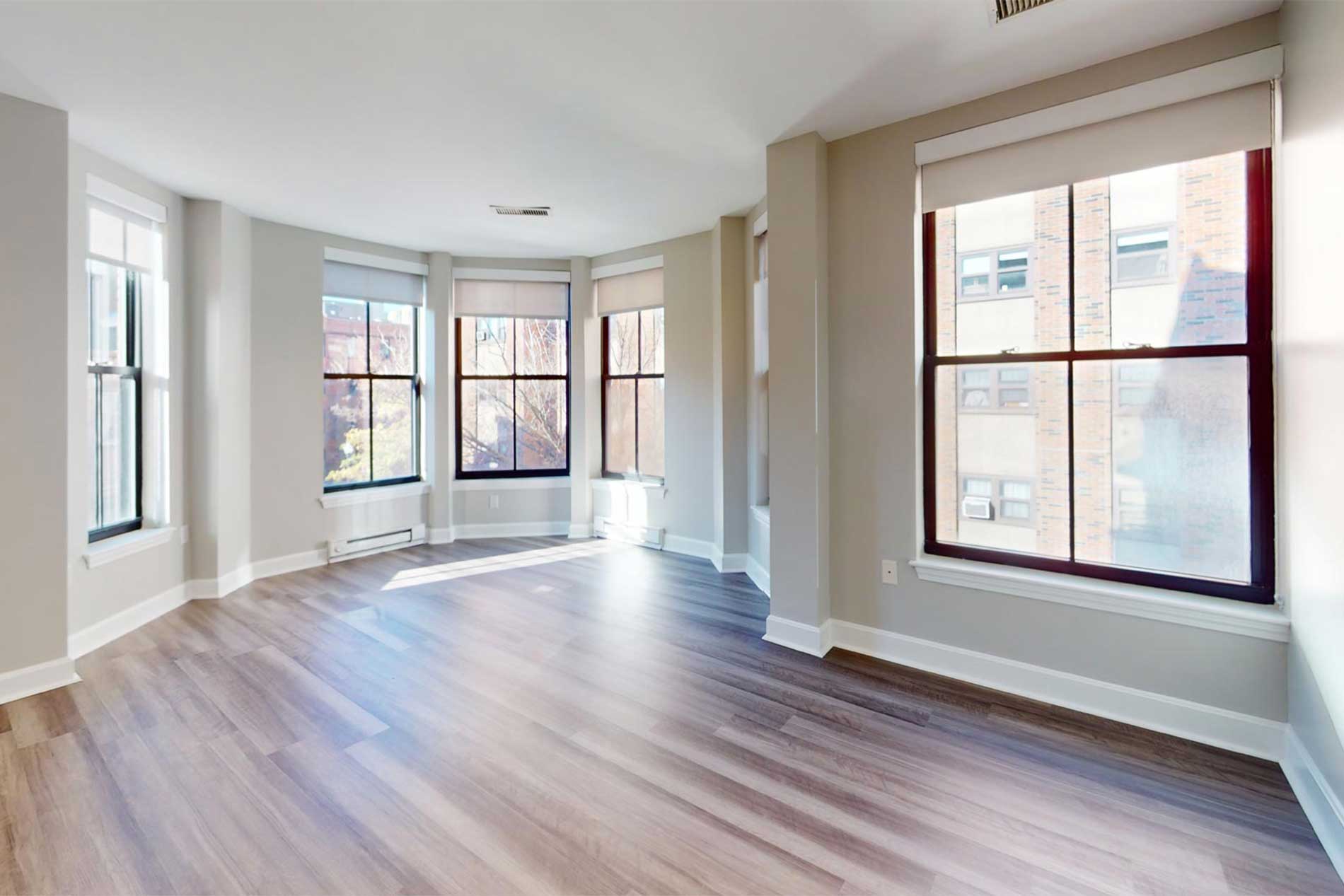 Garrison Square apartment living room
