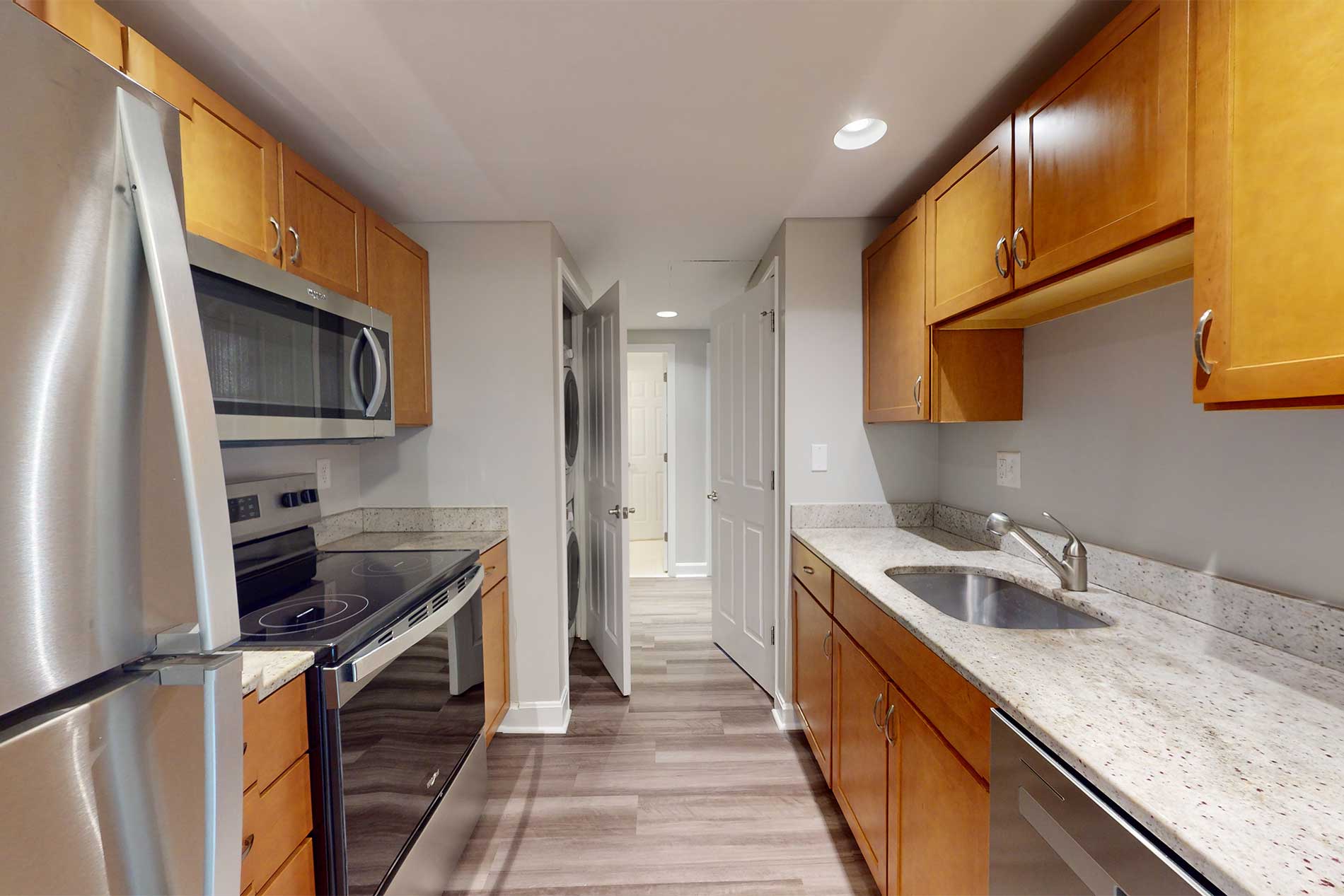 Garrison Square apartment kitchen
