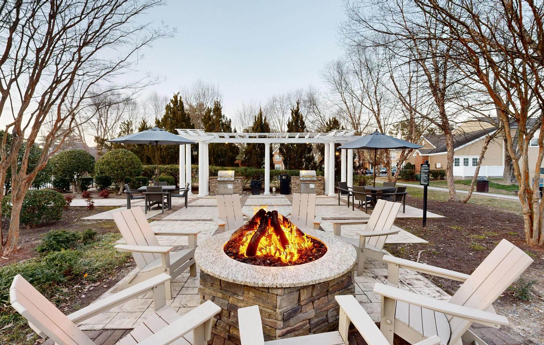 Gayton Pointe fire pit