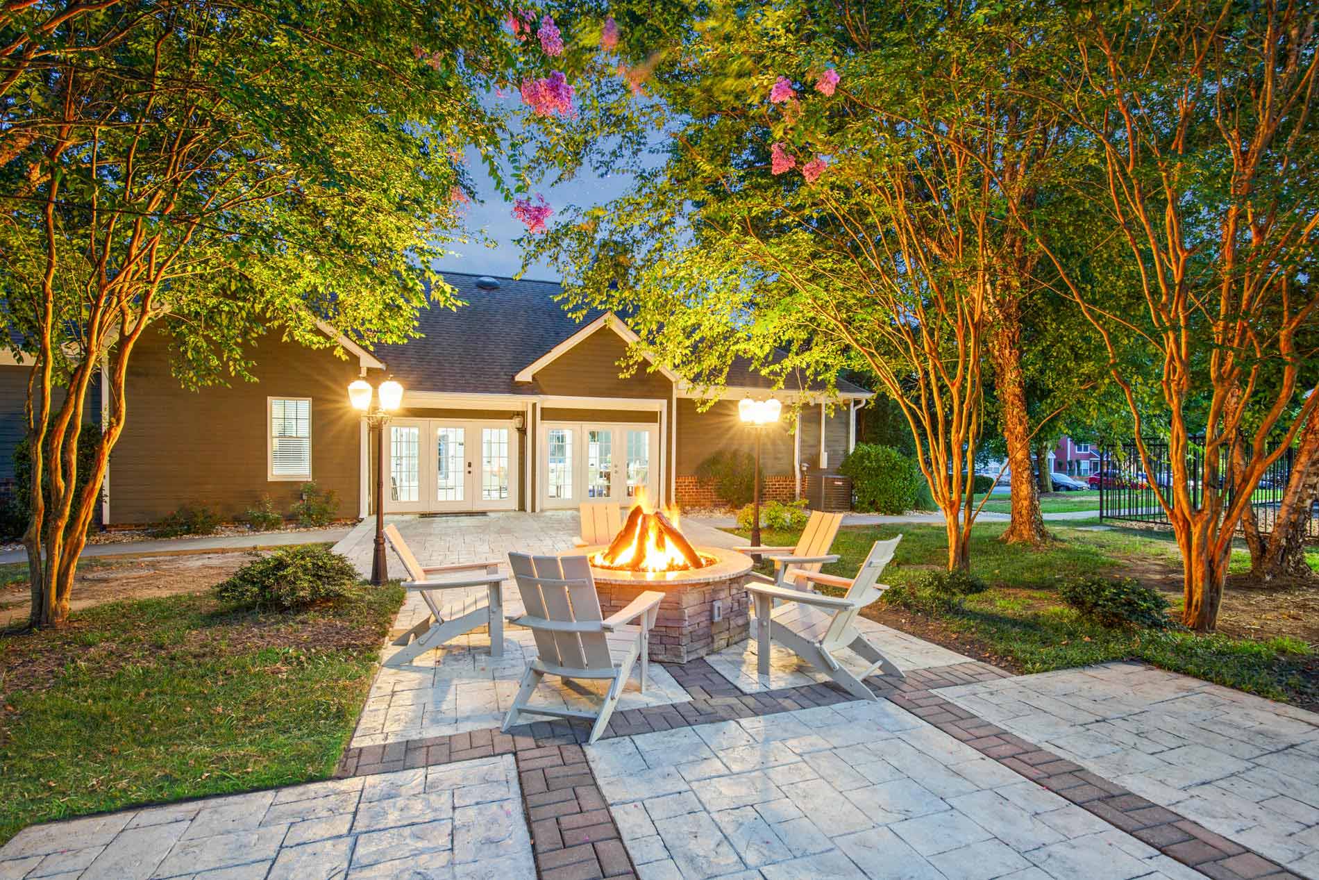 Gayton Pointe fire pit