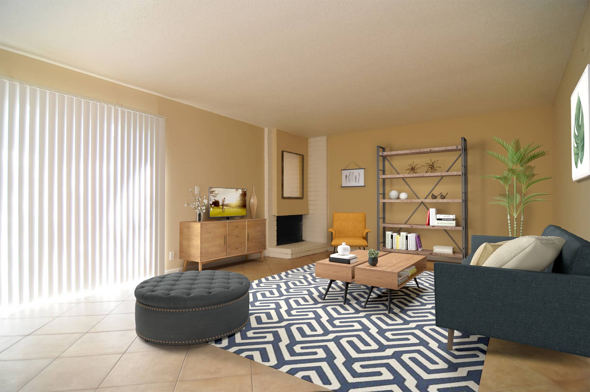 Harbor Mesa Verde Living Room | Staged by RooOmy