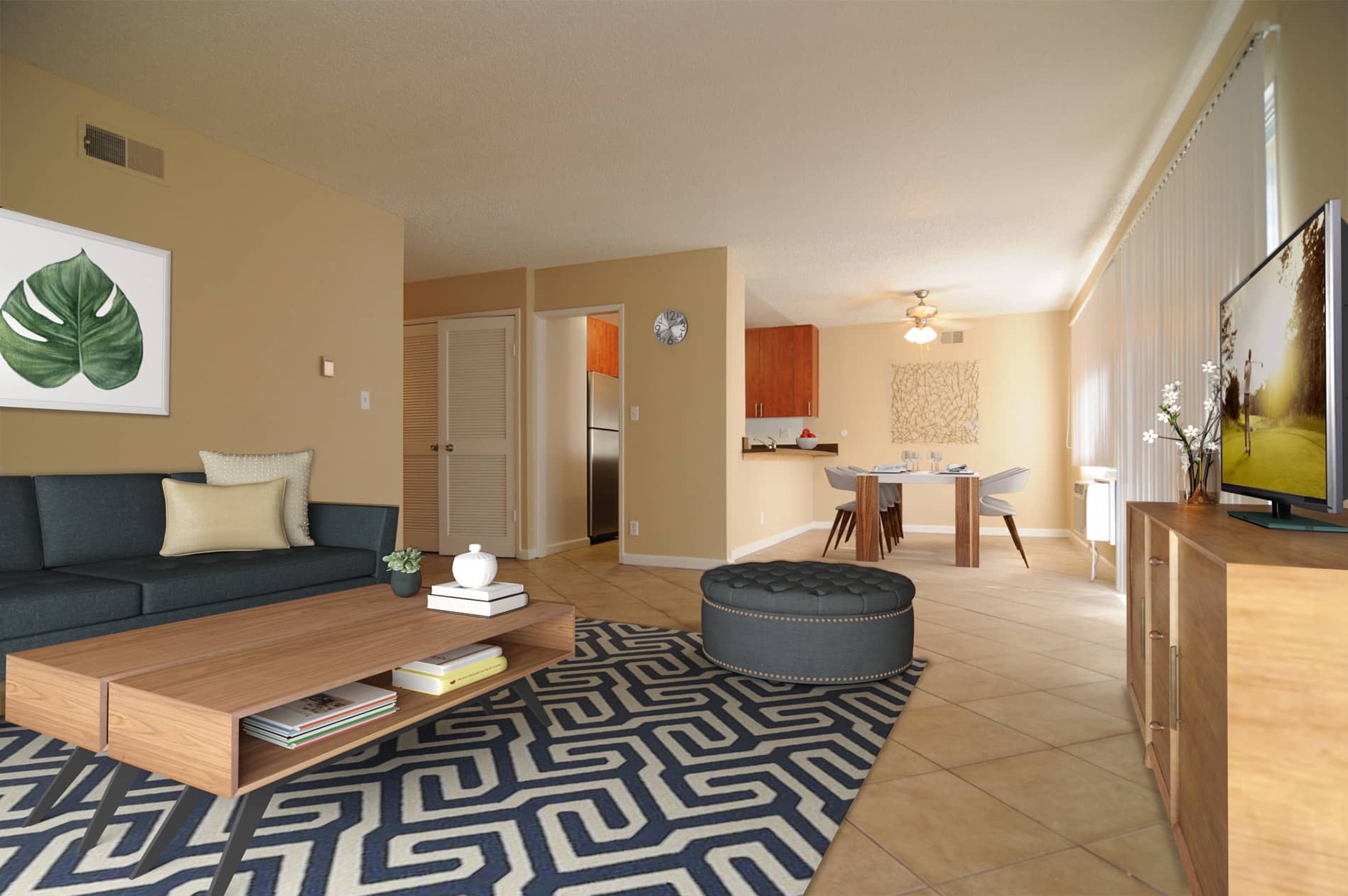Harbor Mesa Verde Living Room 2 | Staged by RooOmy