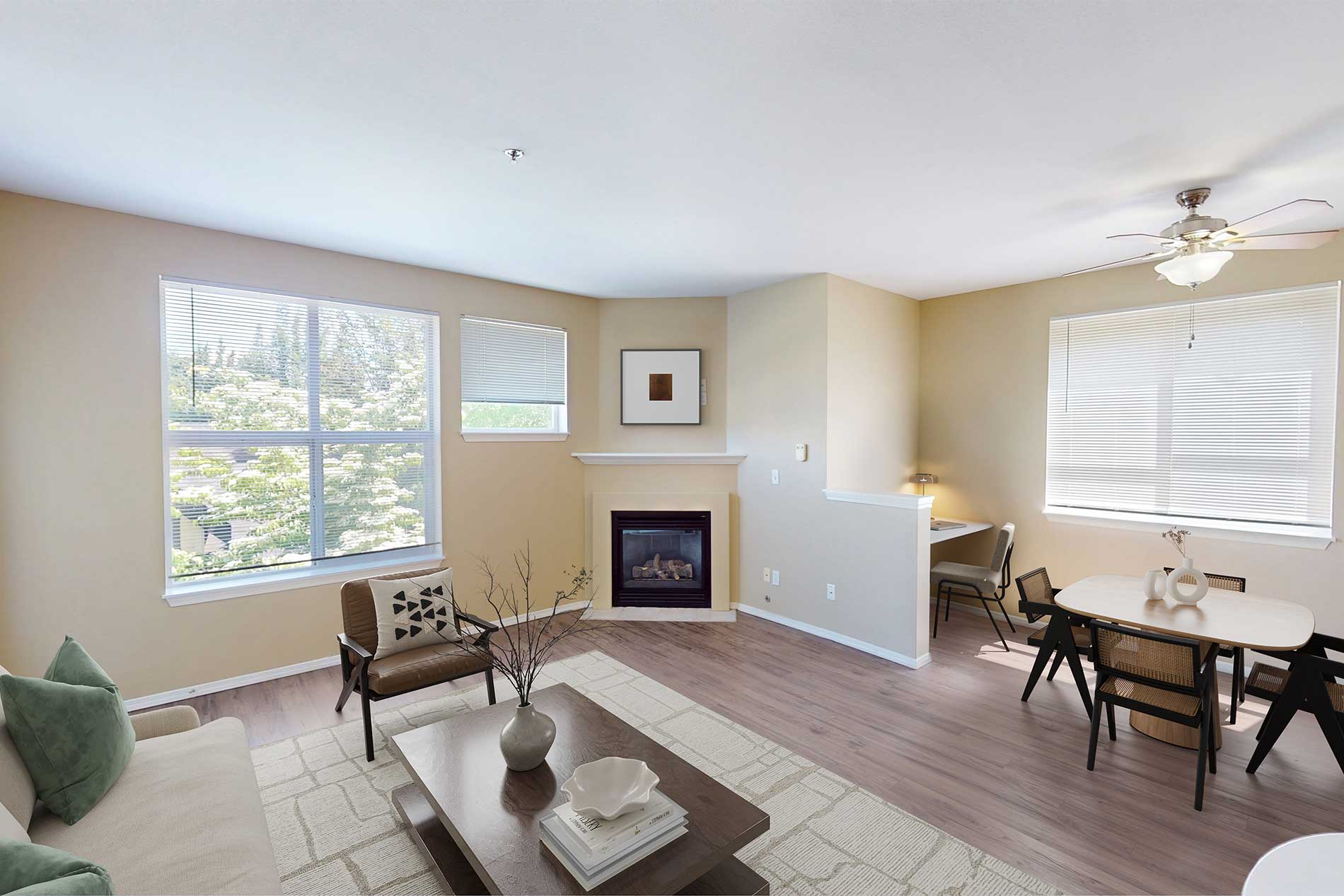 Hearthstone apartment living room