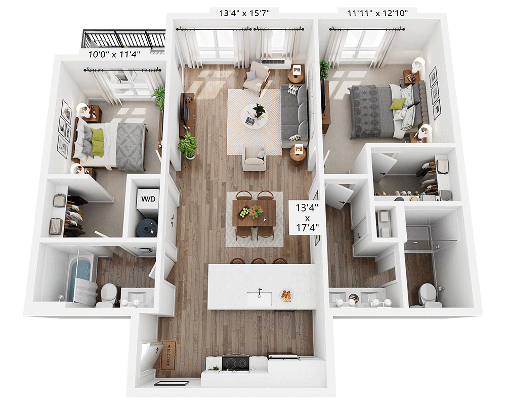 Two Bedroom - B2B
