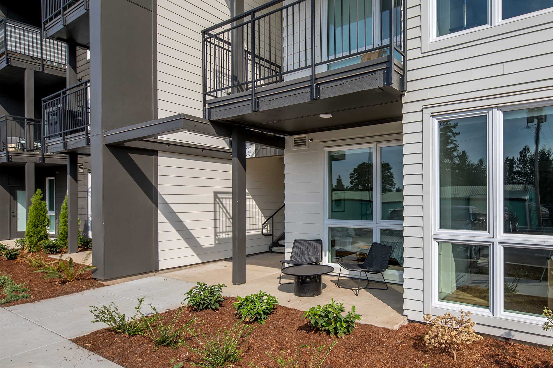 Heirloom apartment home with patio space