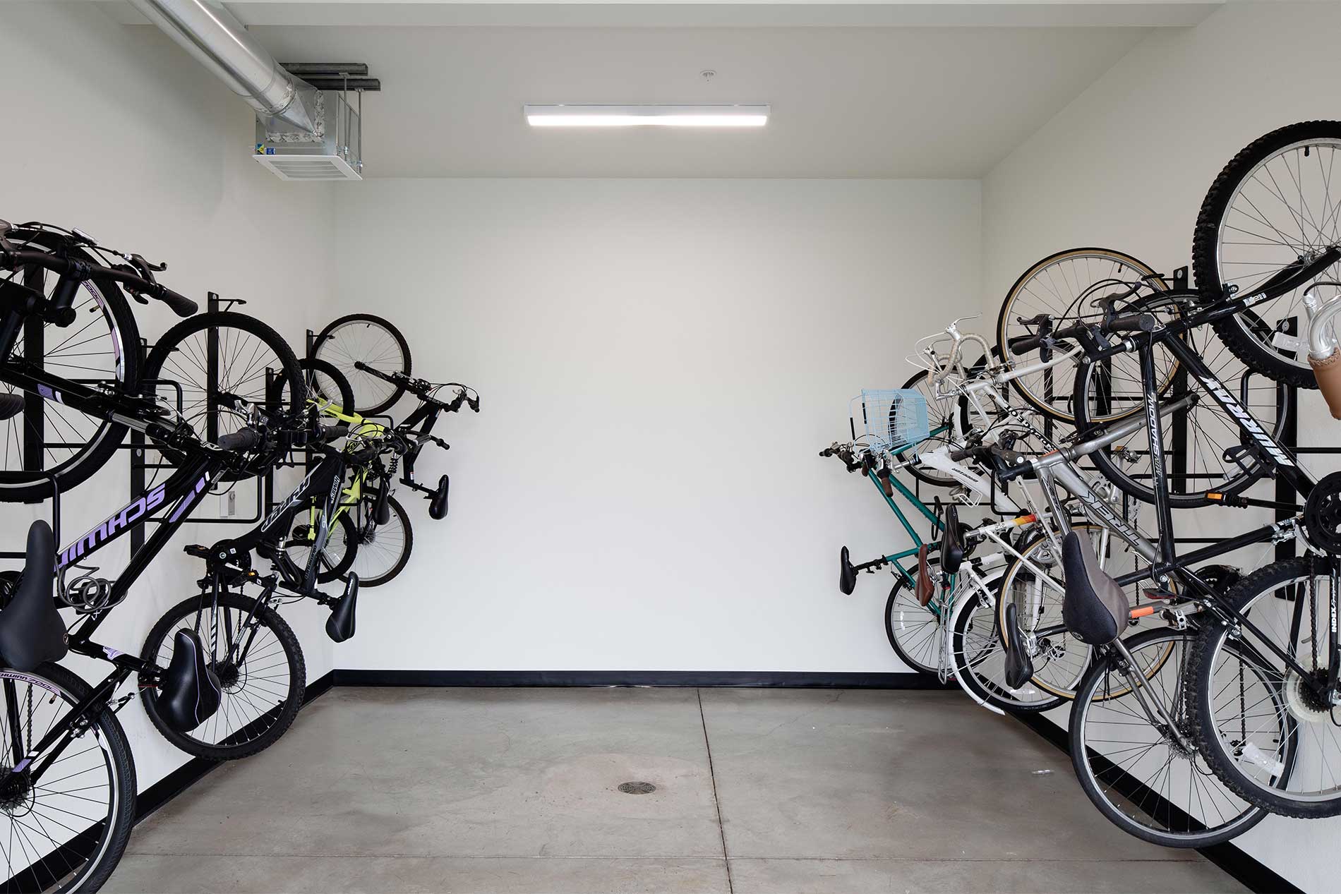 Bike storage at Heirloom in Portland, OR