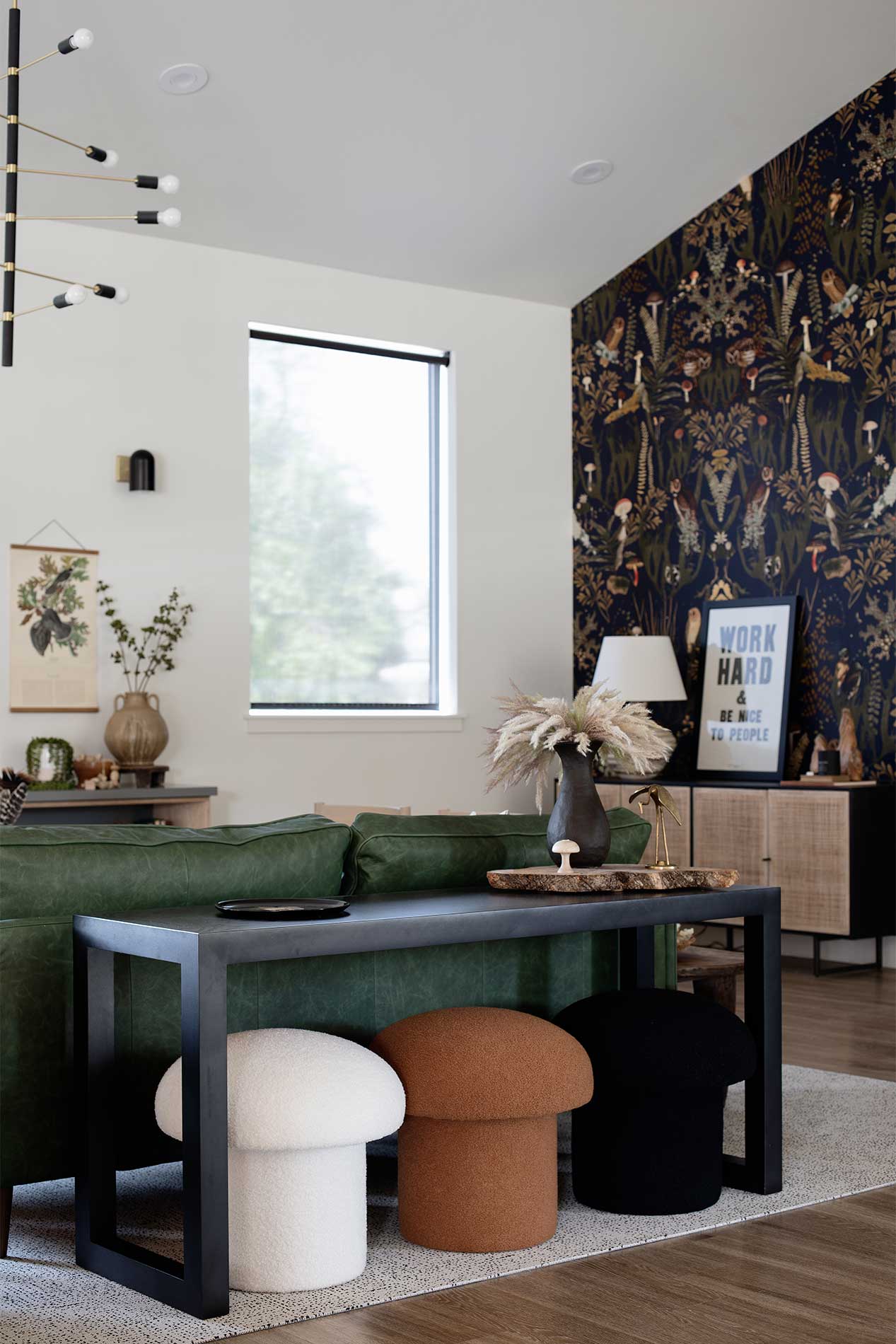 Heirloom clubroom with lounge seating and work spaces