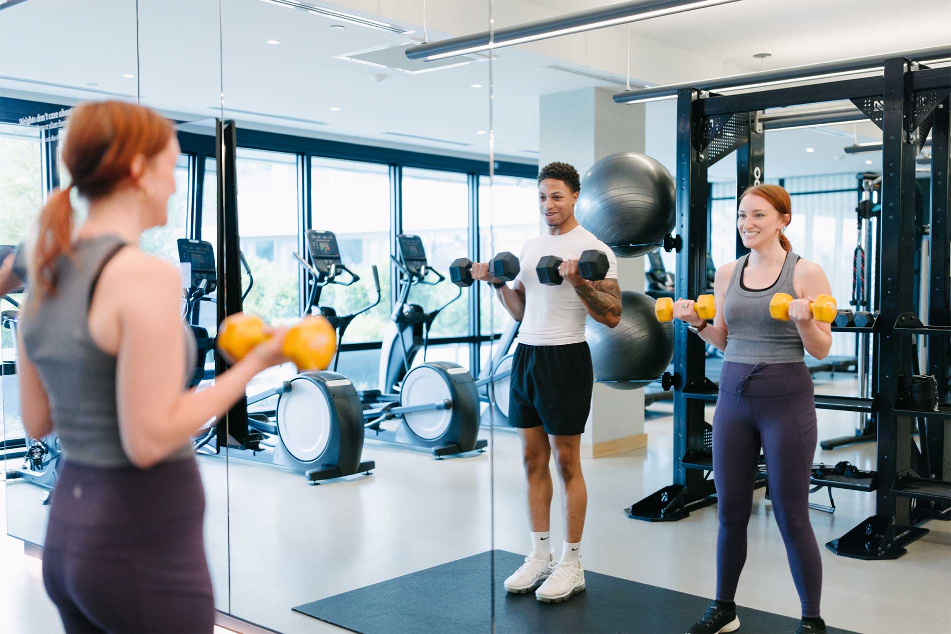 Fitness center at Heirloom in Portland, OR