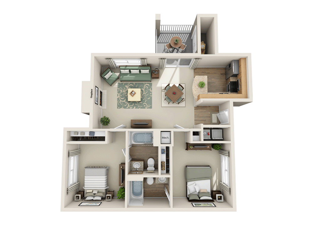 Two Bedroom B2A-MMR