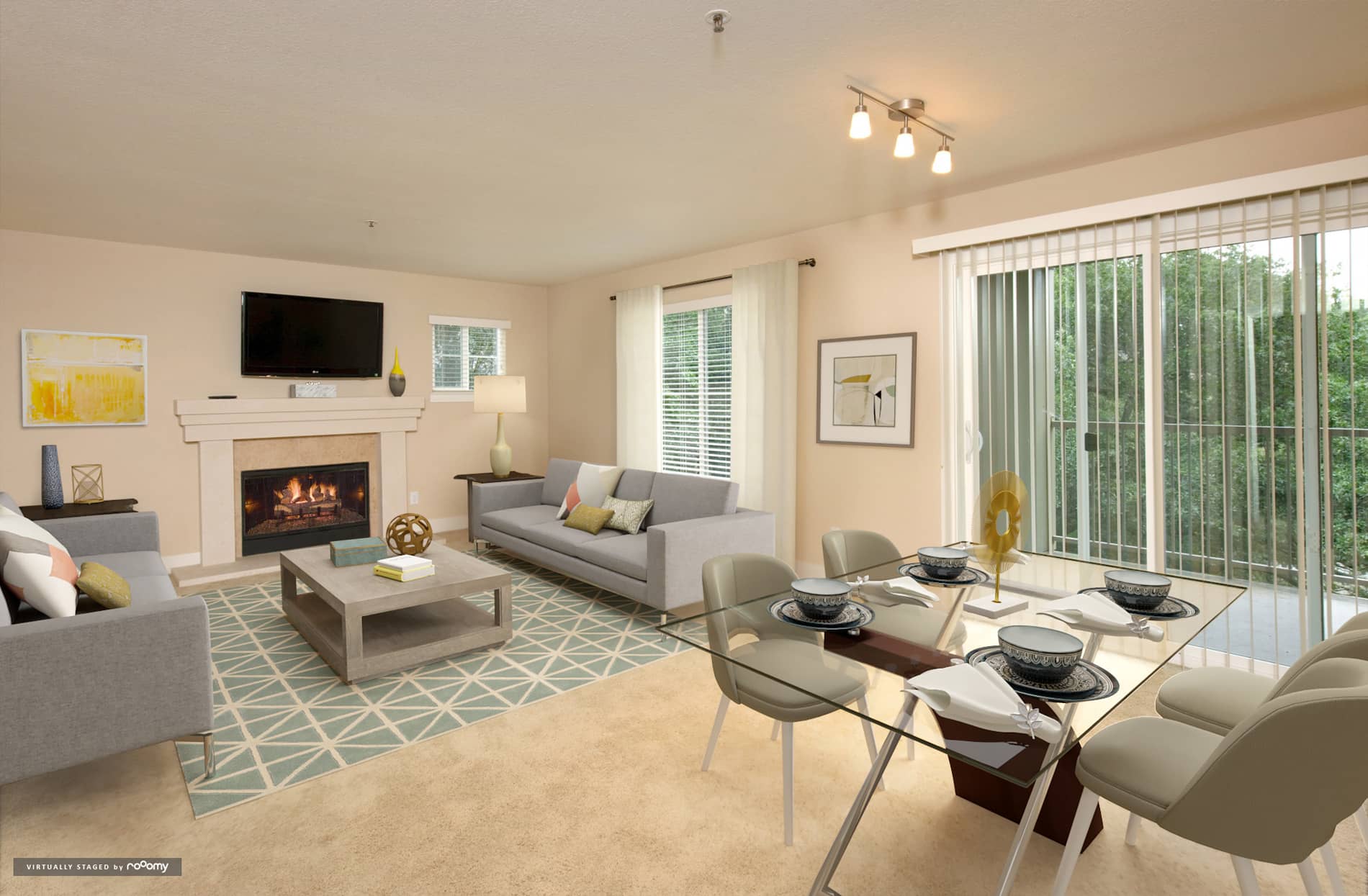 Highlands of Marin apartment virtually staged by RooOmy