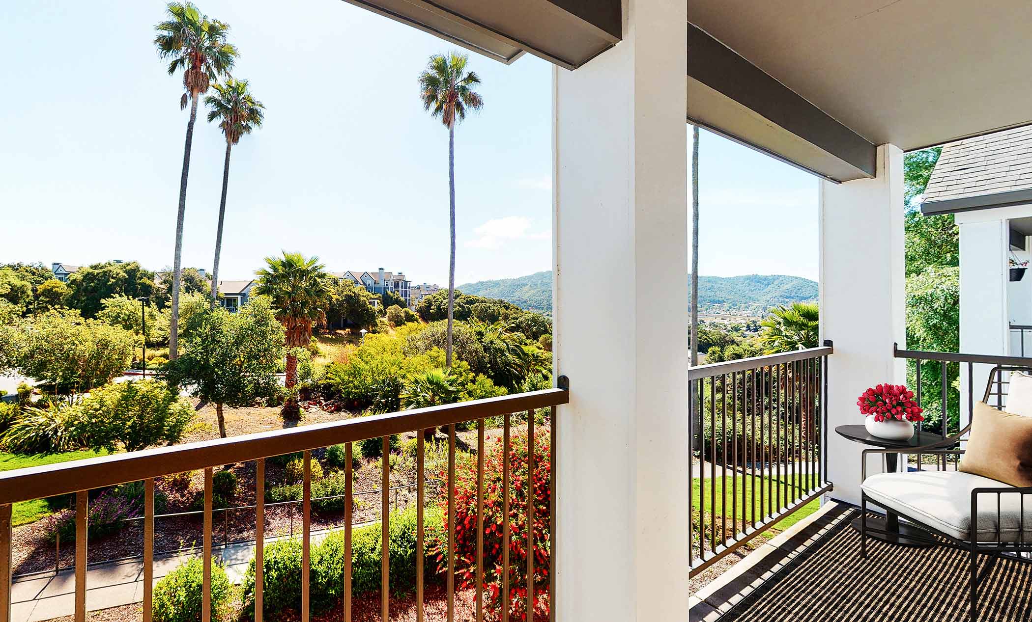 Highlands of Marin staged patio