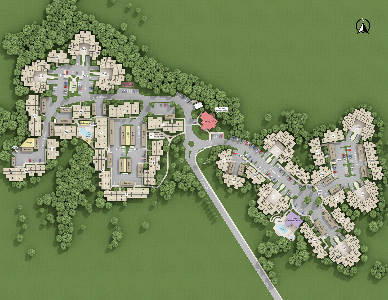 Floor Plans and Pricing for Highlands of Marin Apartments San Rafael CA