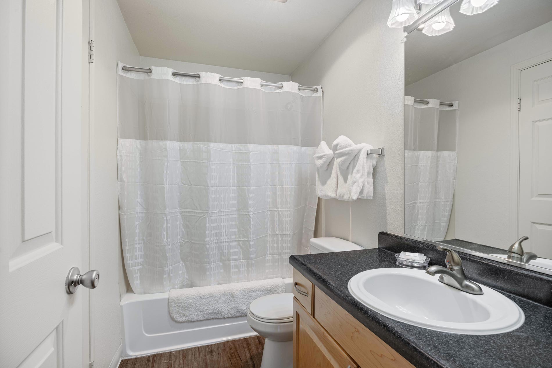 Hilltop staged bedroom
