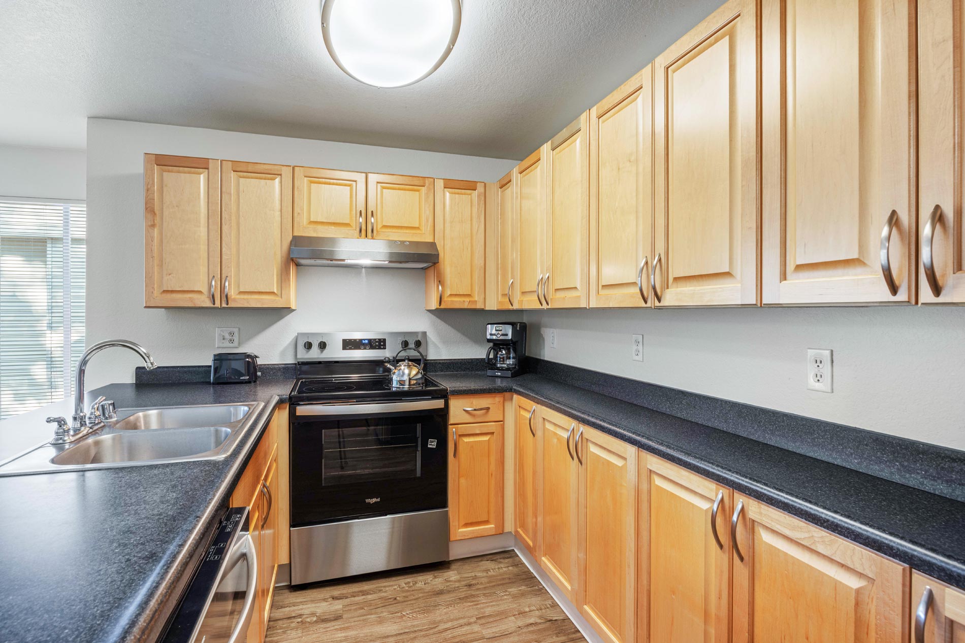 Hilltop staged kitchen