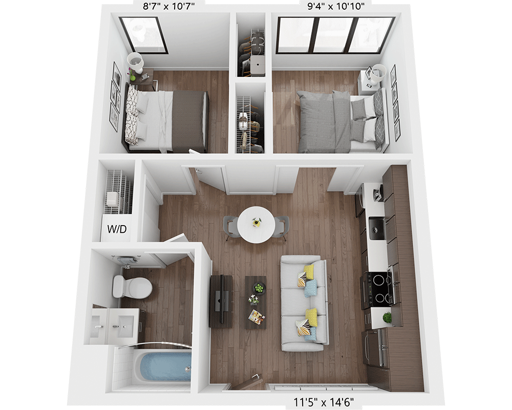 Two Bedroom B1A