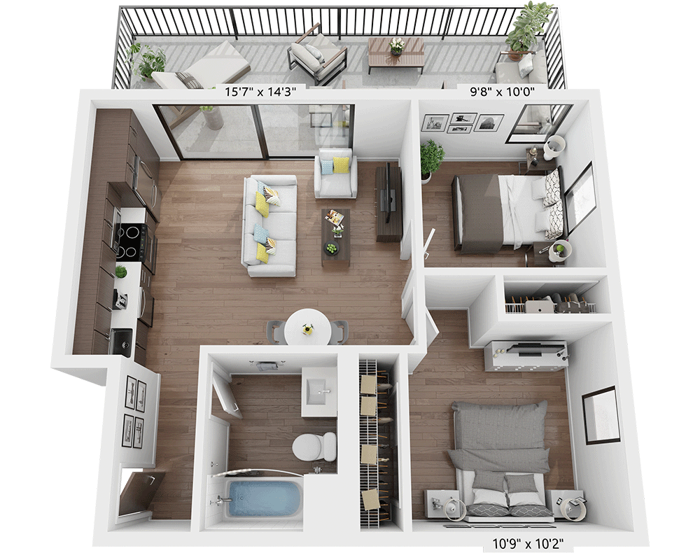 Two Bedroom B1C