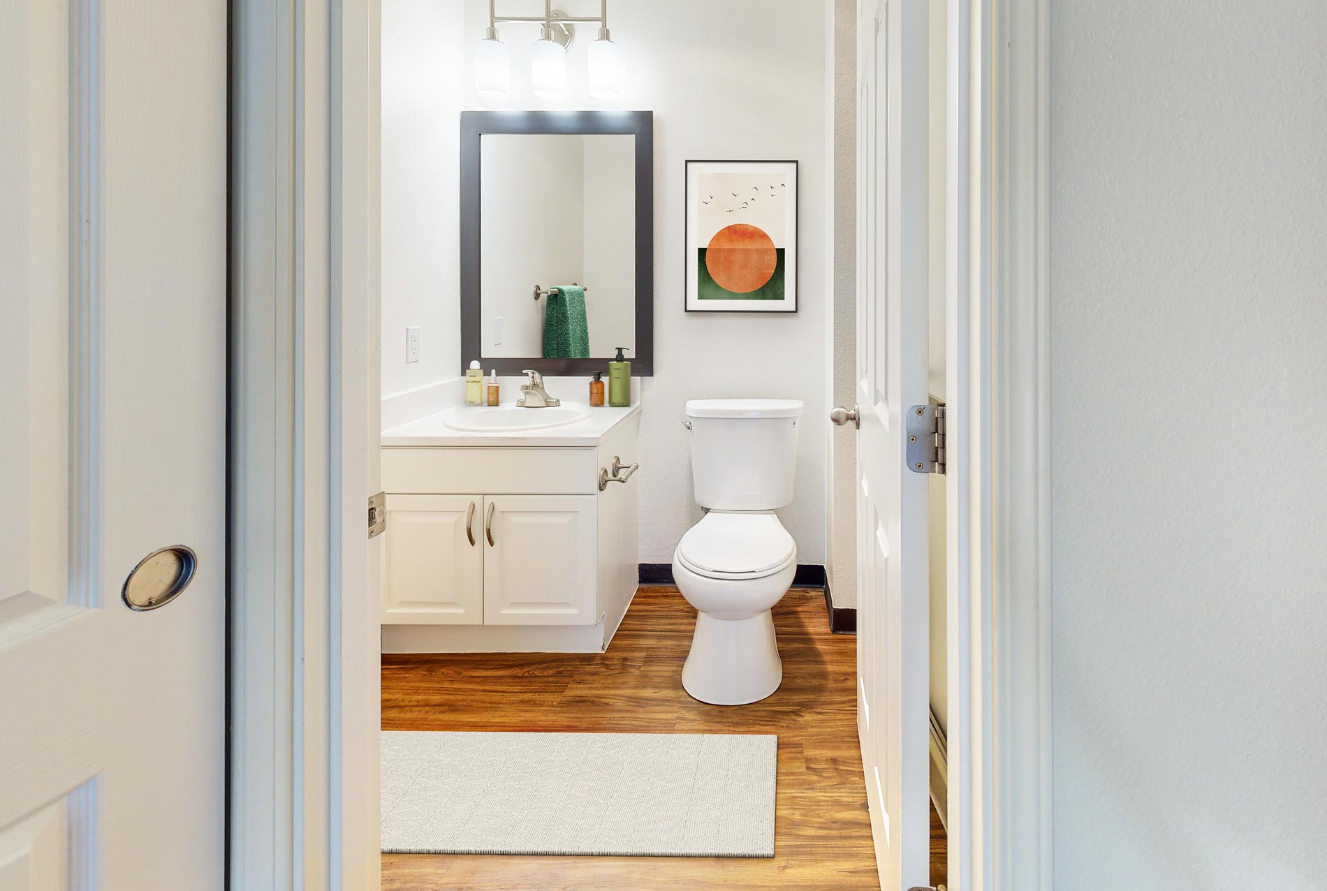 Hunt Club staged bathroom