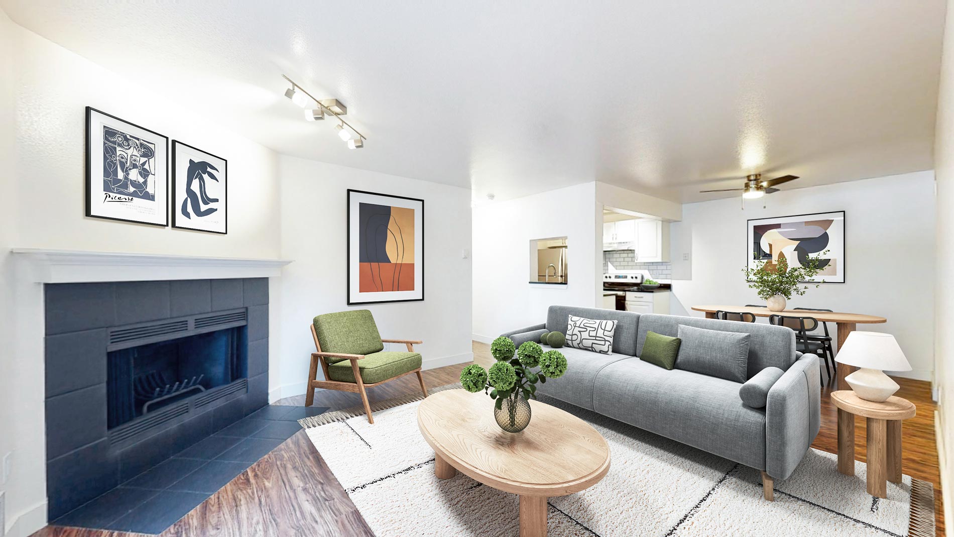 Hunt Club staged living room